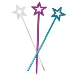 P'tit clown re14750 - baguette de f�e, plastique m�tallis�