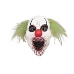 P'tit clown re18447, masque adulte intgral clown cannibale avec cheveux