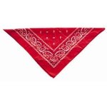 P'tit clown re19111 - bandana, tissu rouge, 55 x 55 cm