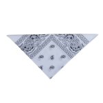 P'tit clown re19114 - bandana, tissu blanc, 55 x 55 cm