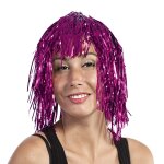 P'tit clown re19141 - perruque disco rose