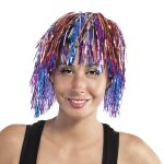 P'tit clown re19171 - perruque disco multicolore
