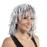 P'tit clown re19191 - perruque disco argent