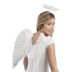 P'tit clown re19560, serre - tte halo - aurole d'ange, blanc