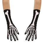 P'tit clown re19811, gants longs adulte squelette