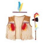 P'tit clown re21014 - set d�guisement enfant indien