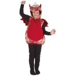 P'tit clown re21060 - dguisement enfant dragon rouge 3 / 4 ans