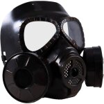 P'tit clown re21076, masque  gaz factice noir