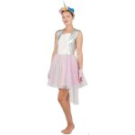 P'tit clown re21112 - d�guisement adulte licorne rose pastel taille s / m