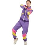 P'tit clown re21121 - d�guisement surv�tement ann�es 80 femme taille l / xl