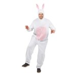 P'tit clown re21126 - dguisement de lapin blanc adulte taille l / xl