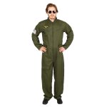 P'tit clown re21176, d�guisement pilote de chasse adulte taille s / m