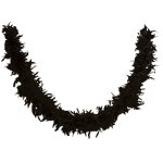 P'tit clown re21601 - boa en plumes d'1m80 noir