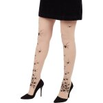 P'tit clown re22171 - collants blanc impression araignes