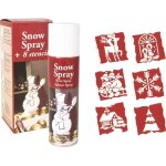 P'tit clown re22246, bombe à neige artificielle 150ml avec pochoirs P'tit clown re22246, bombe à neige artificielle 150ml avec pochoirs