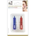 P'tit clown re22386, set de 3 crayons de maquillage france bleu blanc rouge P'tit clown re22386, set de 3 crayons de maquillage france bleu blanc rouge