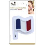 P'tit clown re22387, palette de maquillage avec pinceau france bleu blanc rouge P'tit clown re22387, palette de maquillage avec pinceau france bleu blanc rouge