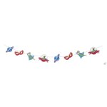 P'tit clown re22498 - guirlande anniversaire super - h�ros