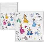 P'tit clown re22515 - lot de 20 serviettes anniversaire princesses