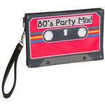 P'tit clown re22661 - sac pochette r�tro cassette ann�es 80