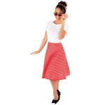 P'tit clown re22693 - set dguisement annes 50 rouge