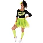 P'tit clown re22763 - set dguisement annes 80 tutu jaune