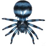P'tit clown re22929, ballon alu araign�e halloween 132cm