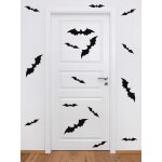 P'tit clown re22936 - lot de 60 stickers chauve - souris 16 � 32 cm