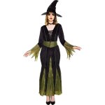 P'tit clown re23059 - déguisement de sorcière noire et verte taille s / m P'tit clown re23059 - déguisement de sorcière noire et verte taille s / m