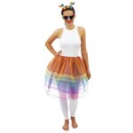 P'tit clown re23262 - demi tutu pride arc - en - ciel