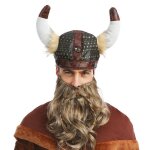 P'tit clown re23286 - casque de viking adulte effet cuir