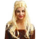 P'tit clown re23292 - perruque blonde femme mdivale