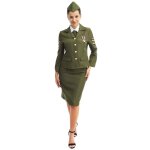 P'tit clown re23302 - dguisement militaire femme d day, taille l / xl