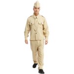 P'tit clown re23303 - dguisement militaire homme d day, taille s / m