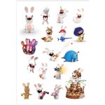 P'tit clown re23346, planche de tatouages lapin cr�tin