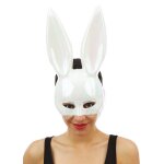 P'tit clown re23391 - demi masque lapin iris