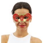 P'tit clown re23401 - loup v�nitien rouge et or