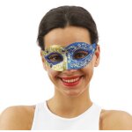 P'tit clown re23402 - loup v�nitien or et bleu