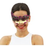 P'tit clown re23404 - loup v�nitien rose et or