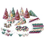 P'tit clown re23444 - kit cotillons color party pour 10 personnes