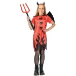 P'tit clown re23522 - dguisement de diablesse rouge enfant 5 / 6 ans