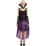 P'tit clown re23547 - dguisement de vampiresse violette femme, taille l / xl