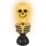P'tit clown re23565 - dco sonore et lumineuse buste de squelette 38 cm