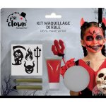 P'tit clown re23602 - kit maquillage avec stickers de diable