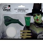 P'tit clown re23604 - kit maquillage de sorcire avec nez