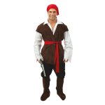 P'tit clown re23769 - costume adulte luxe pirate veste sans manches, taille xs