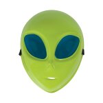 P'tit clown re23854 - masque d'extra - terrestre vert