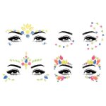 P'tit clown re23871 - strass autocollant pour le visage uv