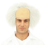P'tit clown re24005 - perruque savant fou, gris