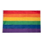 P'tit clown re29600 - pavillon arc - en - ciel en tissu, 90 x 150 cm